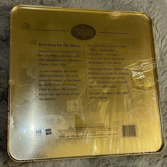 1000 piece puzzle in Tin box Hasbro 1950’s-60s Millennium 1000 pc puzzle - Picture 8 of 9